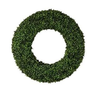 Wicker Park 24" Faux Floral Wreath Green